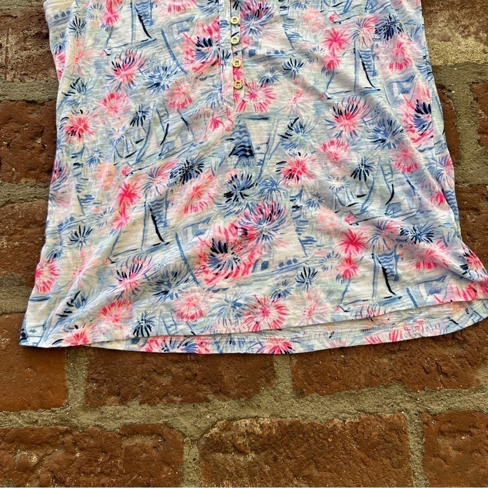 LILLY PULITZER Sea to Shining Sea Essie Top - Picture 4 of 15